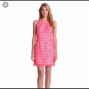 Lilly Pulitzer Fiesta Pink Pearl Shift Dress
